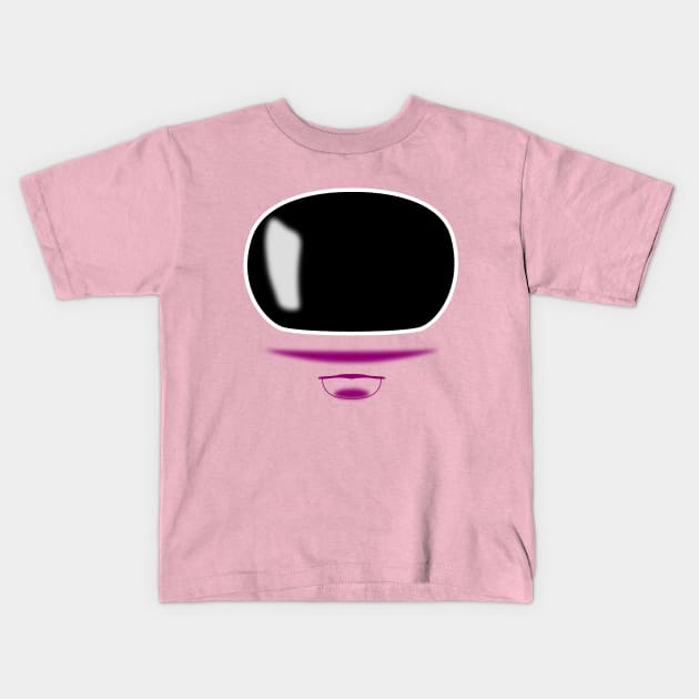 Zeo Ranger 1 Pink Visor Kids T-Shirt by mavgagliano